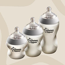 Load image into Gallery viewer, Tommee Tippee Closer to Nature Baby Bottle, Anti-Colic, Breast-like Nipple, BPA-Free - Extra Slow Flow, 5 Ounce (4 Count), Translucent (522568)
