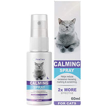 Load image into Gallery viewer, Healex Cat Calming Spray for Cats | Purrfect to Reduce Your Pet’s Anxiety or Aggression | Pheromones for Cats &amp; Cat Anxiety Relief | Cat Calming Products for Kittens | 2-Month Relief, 60 ml
