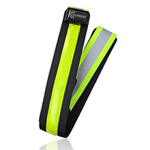 Load image into Gallery viewer, LED Reflective Belt - USB Rechargeable - High Visibility Gear for Running, Walking &amp; Cycling - Fits Women, Men &amp; Kids - Fully Adjustable &amp; Lightweight - Safer Than a Reflective Vest - Green, Red, Blue
