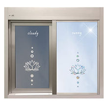 Load image into Gallery viewer, Lotus Anti-Collision Window Clings for Bird Strikes - Glass Alert Prism Rainbow Decals – Decorate Your Windows Glass Doors, 4 Packs, JDLH-4-3
