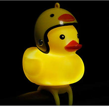 Load image into Gallery viewer, Omeet 2 Pack - Lovely Yellow Duck Bike Bell, Kids Bike Horn, Rubber Yellow Duck Bicycle Accessories with LED Light and Propeller - for Kids Toddler Children Adults Sport Outdoor
