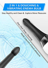 Load image into Gallery viewer, Automatic Electric Enema Bulb with 7 V-Modes &amp; 3 Speeds, 15.3oz SENSIVO Anti Back-Flow Anal Douche, Medical Silicone Enema Kit for Men Women Comfortable Colon Vagina Cleansing, BPA &amp; Phthalates Free

