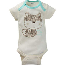 Load image into Gallery viewer, Gerber Baby Boys' 8-Pack Short Sleeve Onesies Bodysuits, Fox, Preemie
