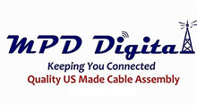 Load image into Gallery viewer, MPD Digital Genuine Times Microwave LMR-400 LMR400 RF Coaxial Cable with N Male and RP-SMA Male Connectors for Hotspot, WiFi, Radio Transmitters, Antenna, 20ft

