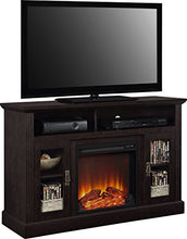 Load image into Gallery viewer, Ameriwood Home Chicago Electric Fireplace TV Console for TVs up to a 50", Espresso
