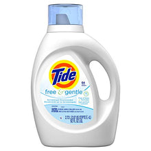 Load image into Gallery viewer, Tide Free &amp; Gentle Liquid Laundry Detergent, 64 loads
