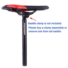 Load image into Gallery viewer, UPANBIKE Aluminum Alloy Bike Seat Post Length 350mm Black for Mountain Bike Fixed Gear Bike Seatpost(Φ31.6mm)
