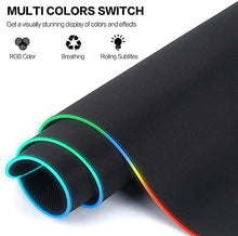 Load image into Gallery viewer, Mouse Pads Motorcycle Large LED RGB Gaming Mouse Pad Game Lighting Backlight Gamer XXL Pad Keyboard Gaming Accessories 27.55 inch x12 inch
