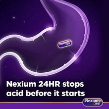 Load image into Gallery viewer, Nexium 24HR Acid Reducer Heartburn Relief Capsules for All-Day and All-Night Protection from Frequent Heartburn, Heartburn Medicine with Esomeprazole Magnesium - 28 Count
