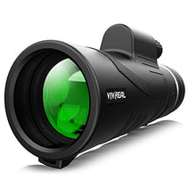 Load image into Gallery viewer, Monocular Telescope - 12X50 High Power 【HD Monocular for Bird Watching】 with Smartphone Holder &amp; Tripod IPX7 Waterproof Monocular Made by Hyper FMC BAK4 Prism &amp; Eco-Friendly Materials
