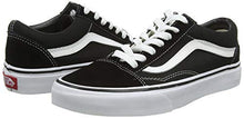 Load image into Gallery viewer, Vans Men's Old Skool(Tm) Core Classics (9.5 B(M) US Women / 8 D(M) US Men, Black/White)

