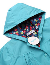 Load image into Gallery viewer, Boyoo Toddler Girls Rain Jacket Lightweight Coat Jacket Hooded Waterproof Raincoat for 1-9Y Kids
