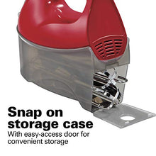 Load image into Gallery viewer, Hamilton Beach 6-Speed Electric Hand Mixer, Beaters and Whisk, with Snap-On Storage Case, Red
