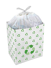 Load image into Gallery viewer, Clean Cubes 13 Gallon Disposable Sanitary Trash Cans &amp; Recycling Bins, 6 Pack (Recycle)
