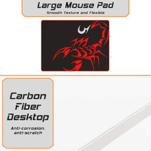 Load image into Gallery viewer, DESIGNA 55'' Gaming Desk, K-Shape Computer Desk with Free Mouse pad, Cup Holder&amp; Headphone Hook &amp; Controller Stand, Gamer Workstation for Home Office, White
