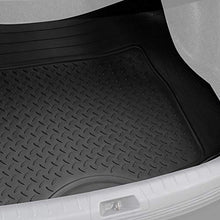 Load image into Gallery viewer, BDK-MT-785 Heavy Duty Cargo Liner Floor Mat-All Weather Trunk Protection, Trimmable to Fit &amp; Durable HD Rubber Protection for Car SUV Sedan Auto - Black

