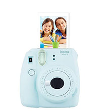 Load image into Gallery viewer, Fujifilm Instax Mini 9 Instant Film Camera (Ice Blue) - Fujifilm Instax Mini Instant Film, Twin Pack - Fujifilm Instax Mini Rainbow Film - Case for Fuji Mini Camera – Fuji Instax Accessory Bundle
