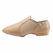 Load image into Gallery viewer, Dynadans Leather Upper Slip-on Jazz Shoe for Girls and Boys (Big Kid/Little Kid/Toddler) 3M Little Kid Brown
