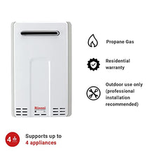 Load image into Gallery viewer, Rinnai V65eP Propane Tankless Hot Water Heater, 6.5 GPM
