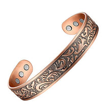 Load image into Gallery viewer, Copper Bracelet Used for Arthritis - a Pure Copper Magnetic Bracelet with 6 Magnets for Men and Women to Effectively Relieve Joint Pain
