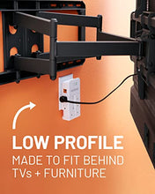 Load image into Gallery viewer, ECHOGEAR On-Wall Surge Protector with 6 Pivoting AC Outlets &amp; 1080 Joules of Surge Protection - Low Profile Design Installs Over Existing Outlets to Protect Your Gear (White)

