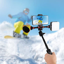 Load image into Gallery viewer, simorr Dual Cold Shoe Extension Bar 3483+SMALLRIG Cold Shoe Mount Adapter with 1/4’’ Thread Hole for Camera and Camcorder Rigs – 1241
