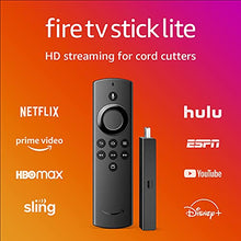 Load image into Gallery viewer, Fire TV Stick Lite with Alexa Voice Remote Lite (no TV controls), HD streaming device
