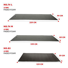 Load image into Gallery viewer, Sunny Health &amp; Fitness NO. 074-M Treadmill Mat Medium, 6.5 ft x 3 ft, Black
