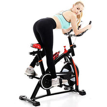 Load image into Gallery viewer, 2020 NEW Shan_s Spinning Bicycle/Stationary Bike, Belt Drive Indoor Ultra-quiet Exercise Fitness Bicycle Equipment

