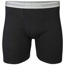 Load image into Gallery viewer, Gildan Men's Regular Leg Boxer Brief 5 Pack, Medium, Mixed Blue/Grey

