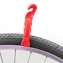 Load image into Gallery viewer, Bike Tire Lever - Red - Premium Hardened Plastic Levers to Repair Bicycle Tube - Must Have Tool Kit for Road Bicyclist - Set of 3
