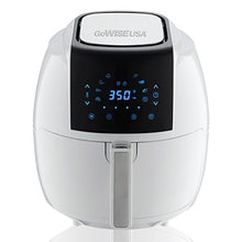 Load image into Gallery viewer, GoWISE USA XL 8-in-1 Digital Air Fryer with Recipe Book, 5.8-Qt, White
