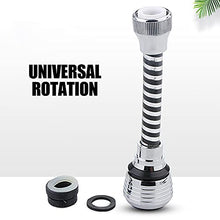 Load image into Gallery viewer, YSBZChu Flexible Kitchen Faucet Sprayer,Nozzle Sink Faucet Water Outlet 1 Pc Home 360 Degree Diameter 3.5cm Small Tap,Head Anti-Splash Leakproof Bathroom Water Saving Sprayer (Sliver)

