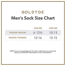 Load image into Gallery viewer, Gold Toe Men's 656p Cotton Quarter Athletic Socks, Multipairs, Black (6-Pairs), Large
