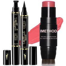 Load image into Gallery viewer, iMethod Eyeliner Stamp &amp; Blush Stick Rose Nude
