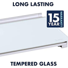 Load image into Gallery viewer, Quartet Glass Desktop Computer Pad, 18" x 6", Whiteboard, Dry Erase Surface, White Surface (GDP186)
