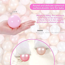 Load image into Gallery viewer, Heopeis Ball Pit Balls Crawl Balls Crush Proof Plastic Ball for Infant Ball Pit Children's Toy Balls Pearl Ocean Balls, 2.2inches,100Pcs.
