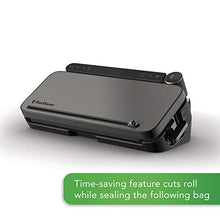 Load image into Gallery viewer, FoodSaver VS3150 Multi-Use Vacuum Sealing &amp; Food Preservation System with Additional Roll, Charcoal Stainless Steel, Black
