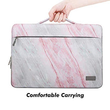 Load image into Gallery viewer, MoKo 15.6 Inch Laptop Sleeve Case Fits 2019 MacBook Pro 16 inch, MacBook Pro 15.4", Surface Book 15 inch, Ultrabook Notebook Carrying Bag for 15.6" Dell HP Acer Chromebook, Pink Gray Marble
