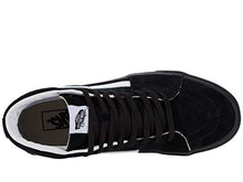 Load image into Gallery viewer, Vans Men's Sk8-Hi Unisex Sneakers, (Pig Suede) Black/Black, Size 7
