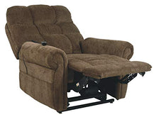 Load image into Gallery viewer, Signature Design by Ashley Ernestine Power Lift Recliner Truffle
