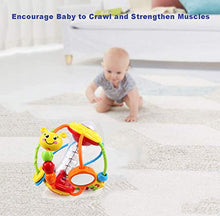 Load image into Gallery viewer, HOLA Baby Toys 6 to 12 Months, Baby Rattles Activity Ball, Shaker, Grab and Spin Rattle, Crawling Educational Toys for 3, 6, 9, 12 Months Baby Infant, Boys, Girls
