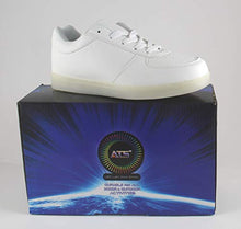 Load image into Gallery viewer, ATS Unisex LED Shoes Breathable Sneakers Light up Shoes,SM-5102,3 White
