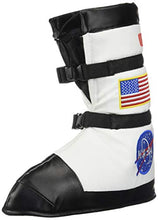 Load image into Gallery viewer, Aeromax Astronaut Boots, Size Large, White, with NASA patches
