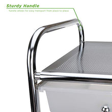 Load image into Gallery viewer, Mind Reader Rolling Utility Cart, One Size, White 6 Drawer
