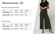 Load image into Gallery viewer, Women's Palazzo Pants with Paper Bag Waist Tie Waist and Micro Pleated Detail in Regular and Plus Sizes - Paper Bag Solid Dusty Mauve - Small - Medium - PB902-Mauve
