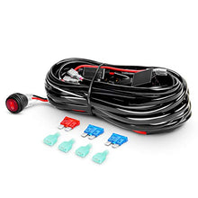 Load image into Gallery viewer, Nilight LED Light Bar Set, 12 Inch 300W Triple Row Spot Flood Combo Work Driving Lamp, 2 Pcs 4 inch 60 W Triple Row Flood Spot LED with Wiring Harness for Off road ATV Boat Lighting, 2 Year Warranty
