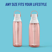 Load image into Gallery viewer, Brita Plastic Water Filter Bottle, 26 Ounce, Blush, 1 Count
