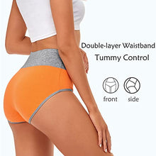 Load image into Gallery viewer, Tummy Control Underwear for Women High Waisted Cotton Underwear Soft Briefs Ladies Breathable Panties Multipack
