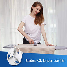 Load image into Gallery viewer, BEAUTURAL Fabric Shaver and Lint Remover, Sweater Defuzzer with 2-Speeds, 2 Replaceable Stainless Steel Blades, Battery Operated (Grey)

